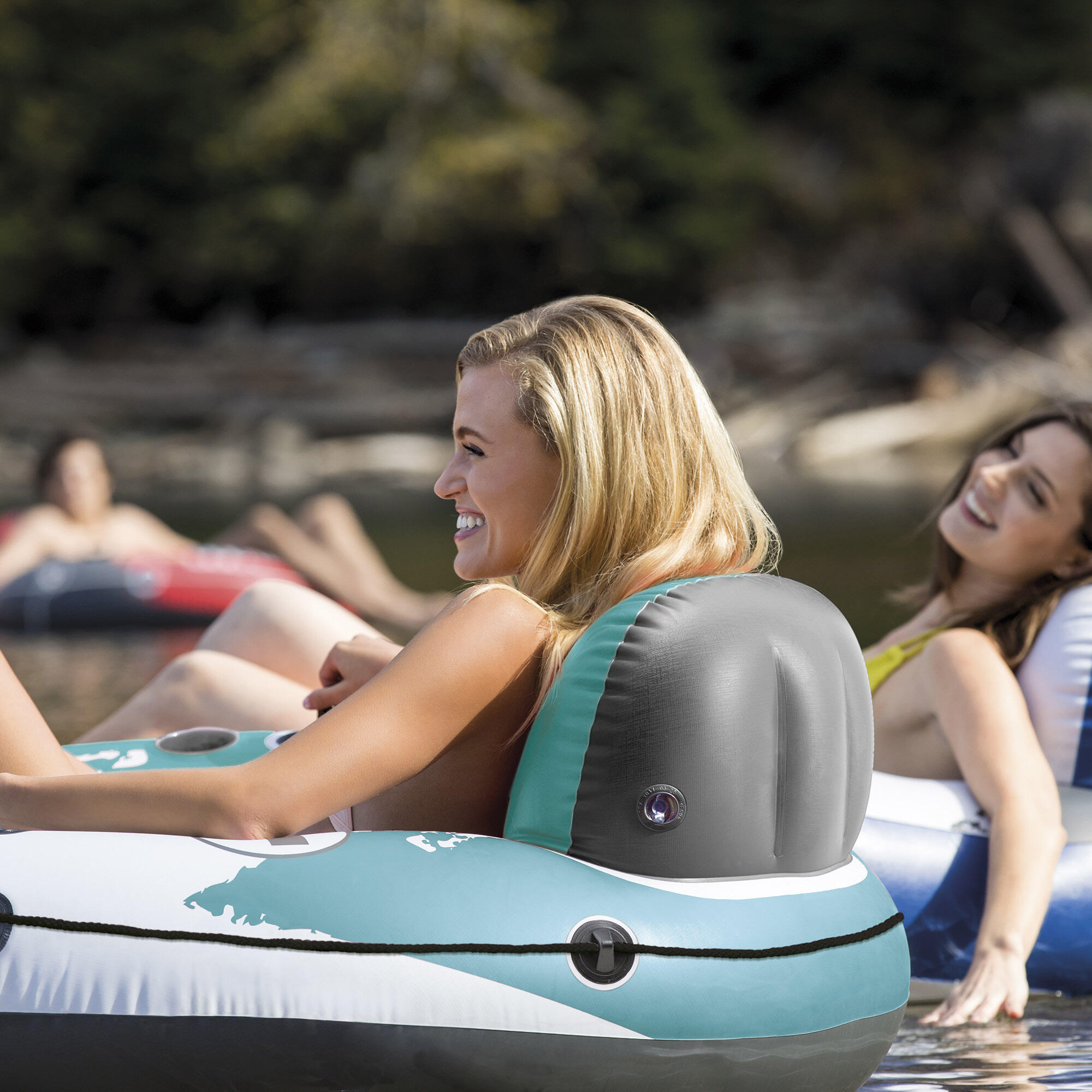 Flutuador de roda Insuflável River Run Ø135 cm INTEX 4/6