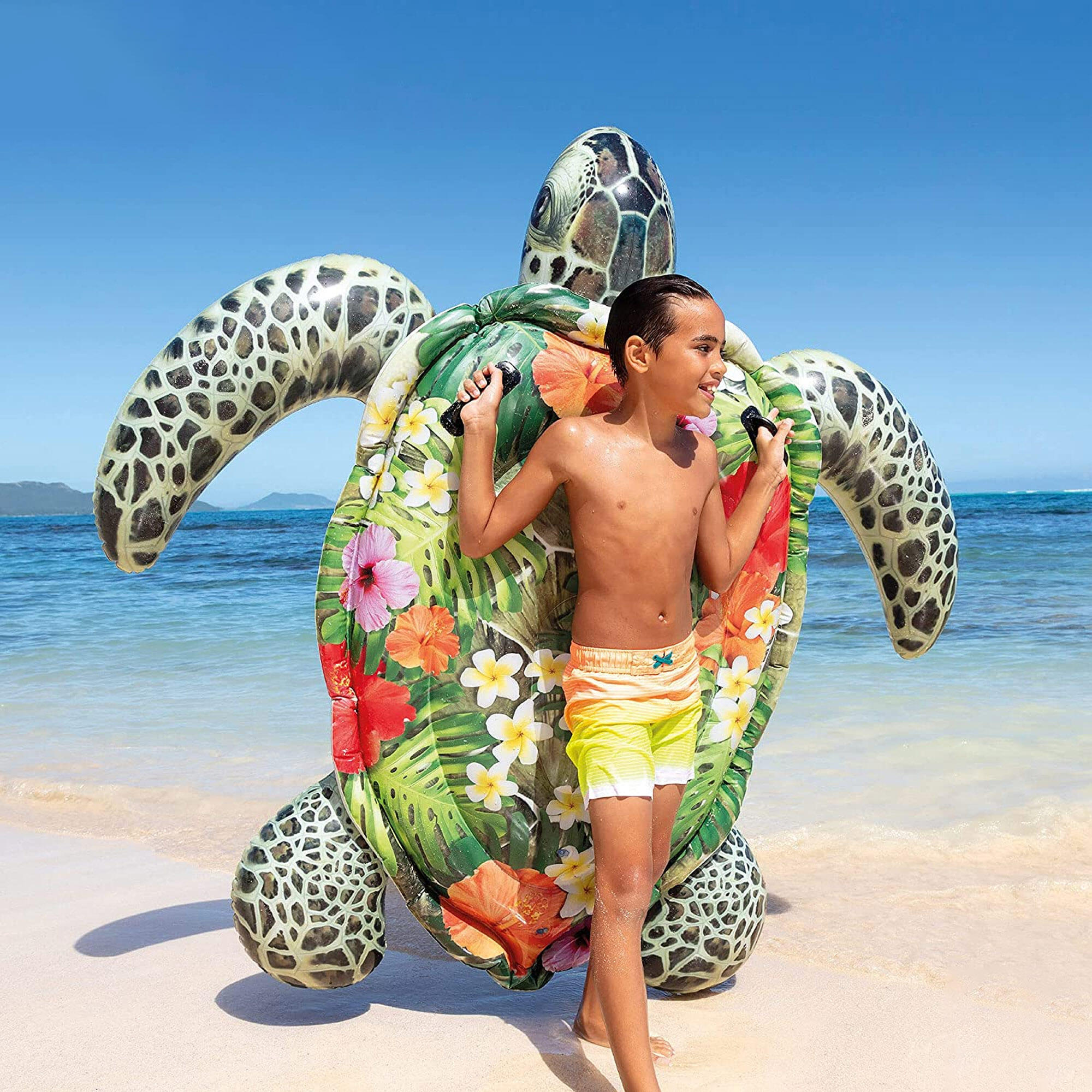 Intex 57555NP - Cavalcabile Tartaruga, 191x170 cm 3/7