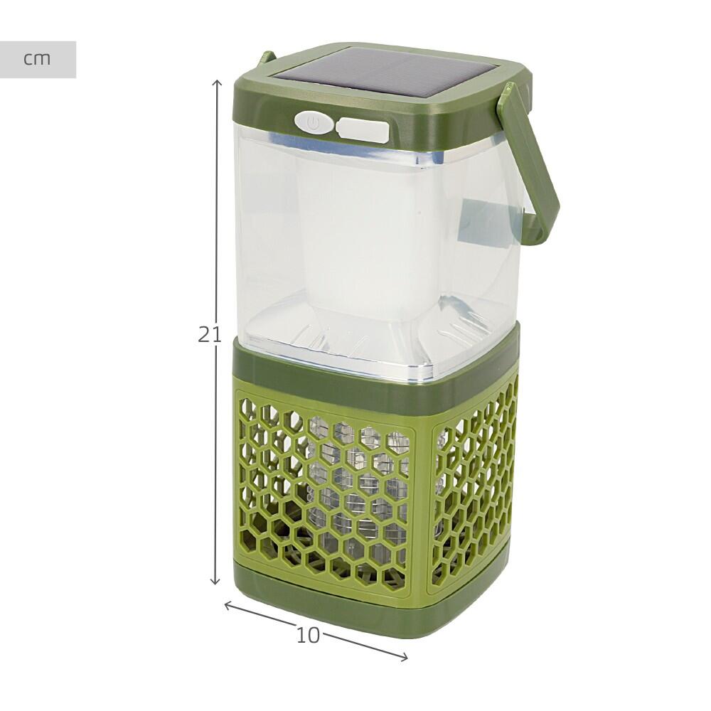 Lâmpada solar repelente de mosquitos LED 2 em 1 portátil com cabo Aktive 4/7