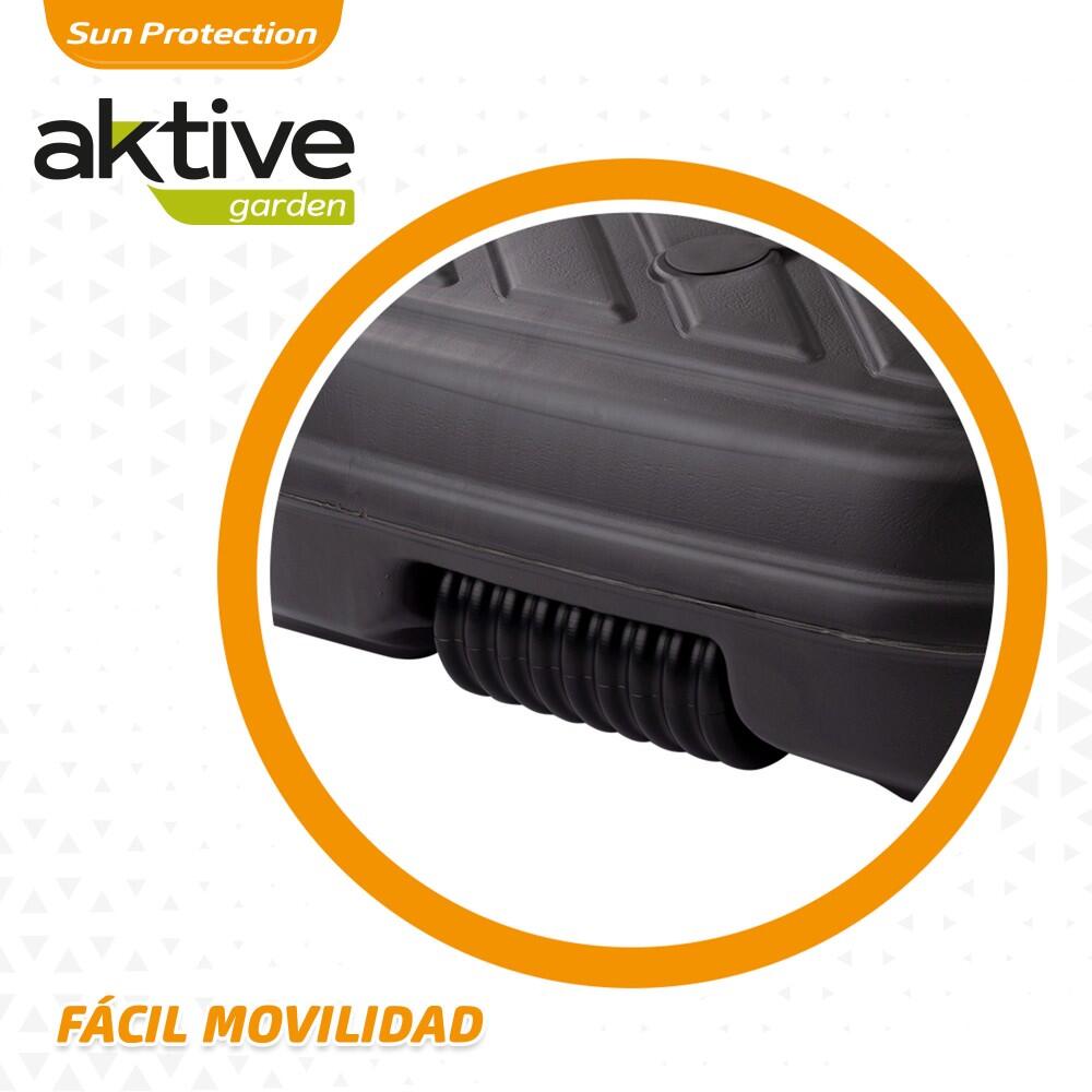 Base de parasol carrée anthracite Ø33-48 mm Aktive 3/7