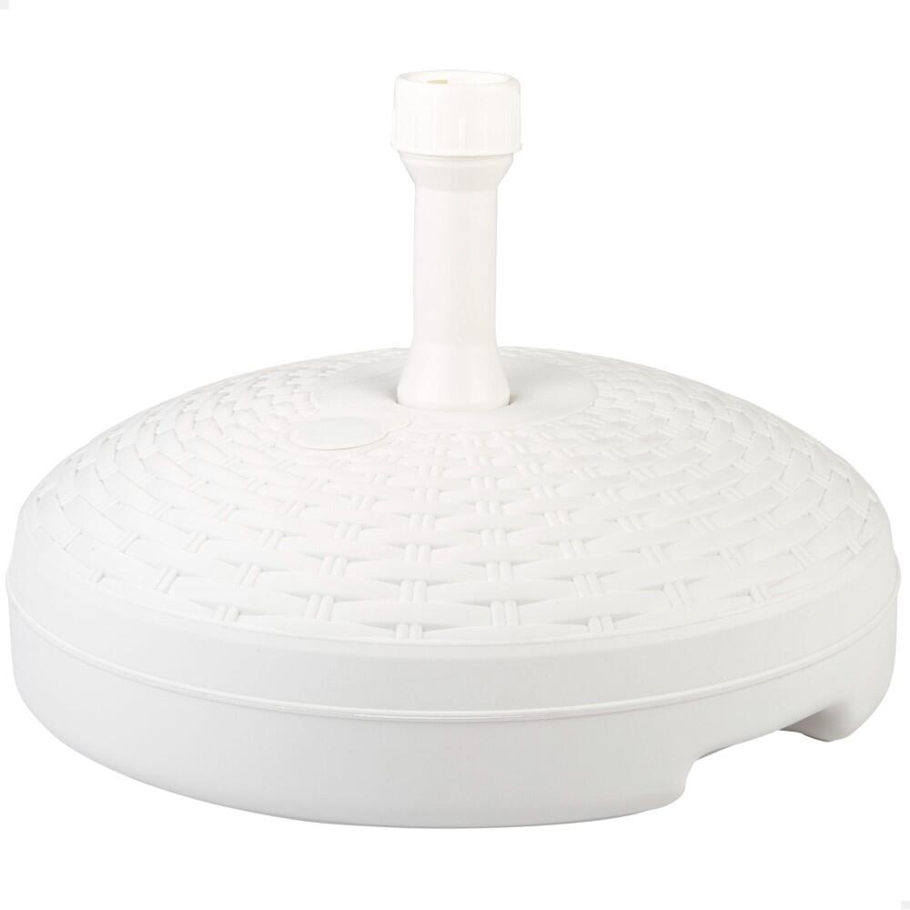 Base para guarda-sol circular branco 19-33 mm aktive