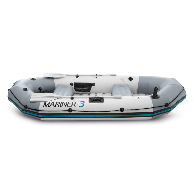 Barco Insuflável mariner 3 com 2 remos 297x127x46 cm INTEX