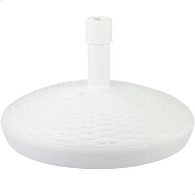 Base para sombrilla circular blanca Ø25-48 mm Aktive