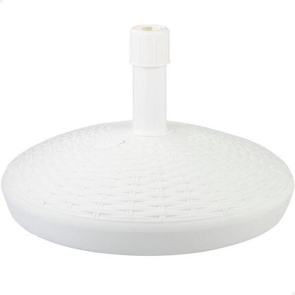 Base para sombrilla circular blanca Ø25-48 mm Aktive