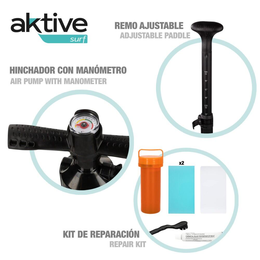 Prancha de Stand up Paddle insuflável para iniciantes 10.6'' Aktive 7/7