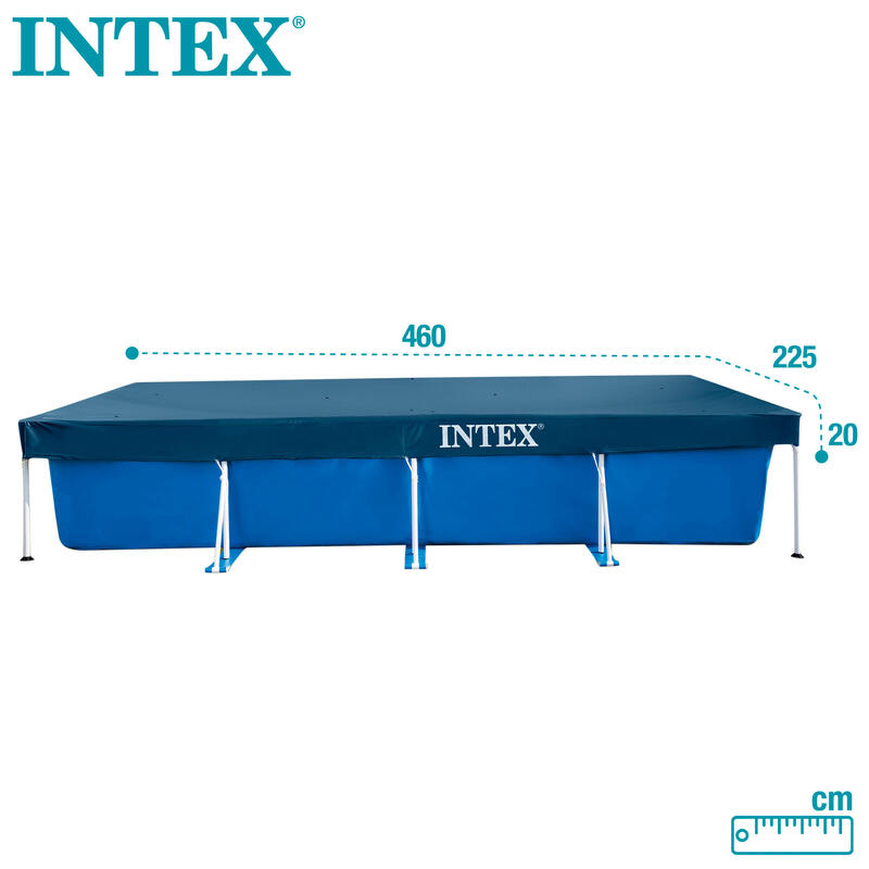 Intex Bâche Cadre Rectangulaire 450x220 cm - 28039