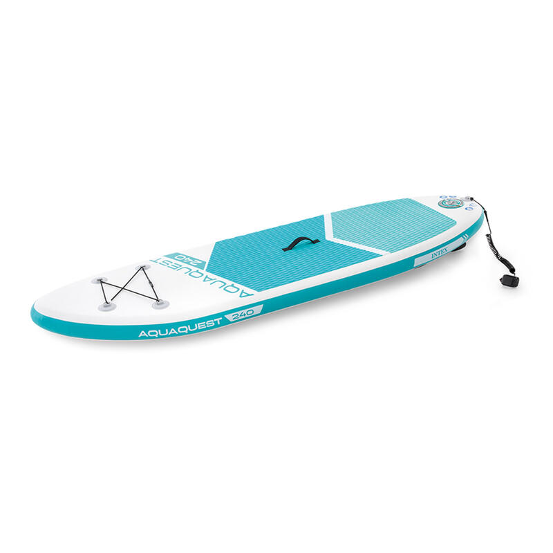 Intex 68241NP - Aqua Quest 240 SUP Gonfiabile, con accessori, 244x76x13 cm