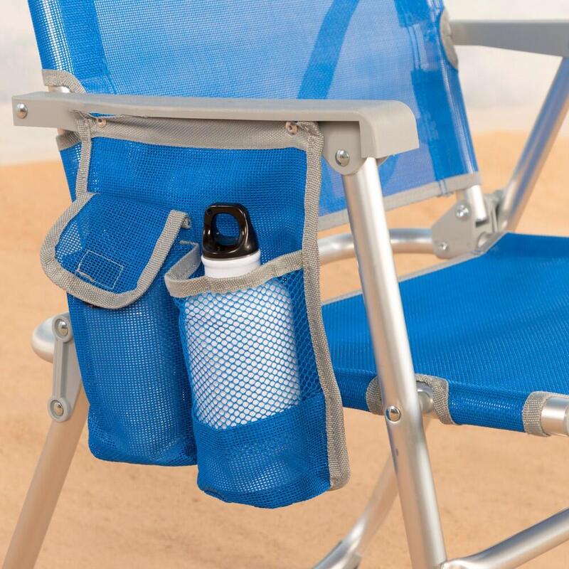 Silla playa plegable fija azul Aktive Beach