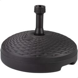 AKTIVE Base pour Parasol Circulaire Anthracite, Pour Mâts de 19-33 mm, Noir