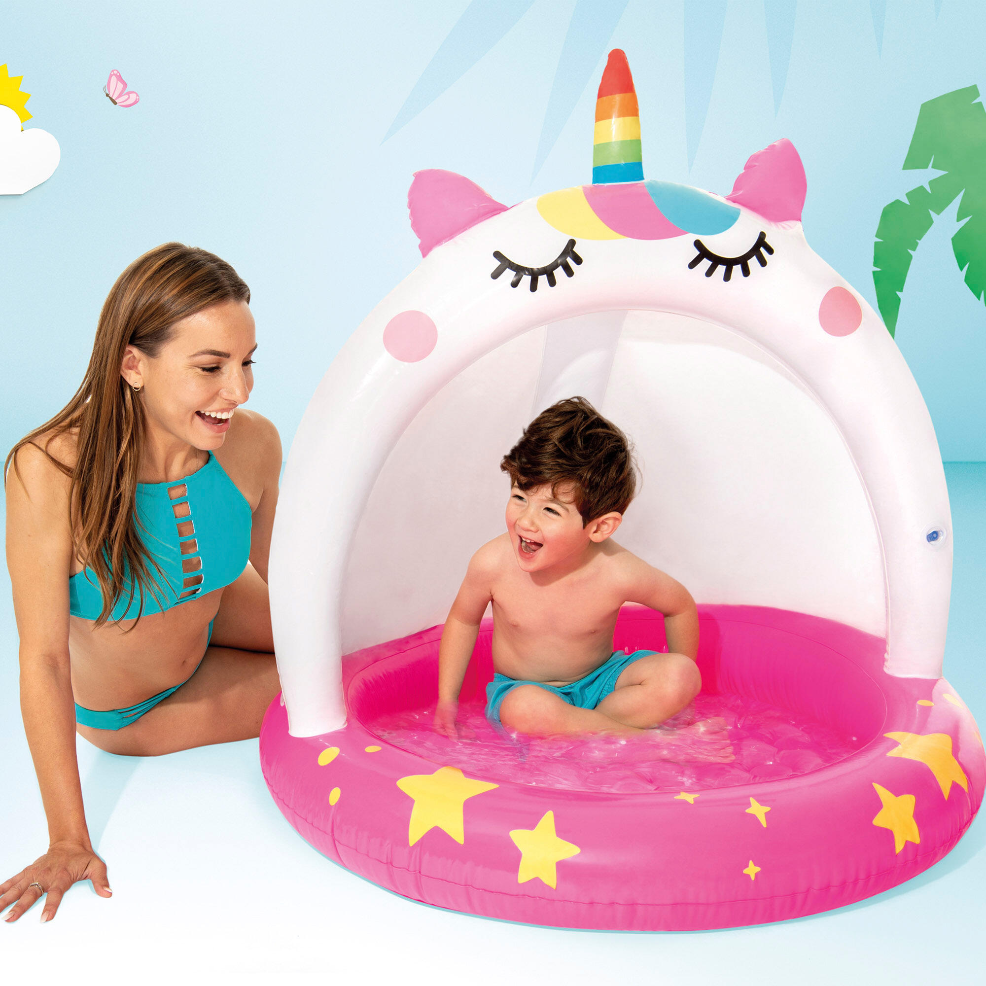 Intex 58438NP Wet Set Collection Caticorn Babyzwembad 102x102 cm 7/7