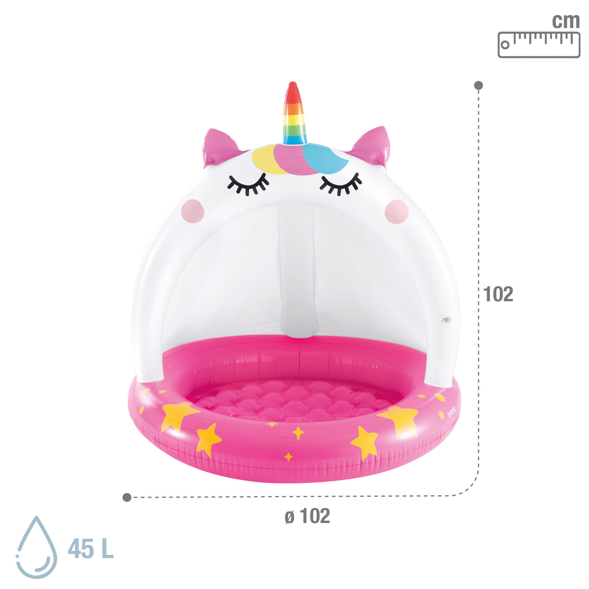 Intex 58438NP Wet Set Collection Caticorn Babyzwembad 102x102 cm 4/7