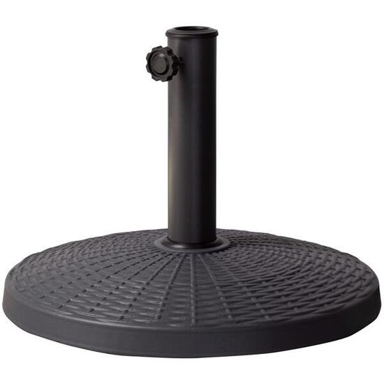 Soporte para sombrilla aktive garden - 44,5x33x5 cm - 10 kg - tubo 38/48