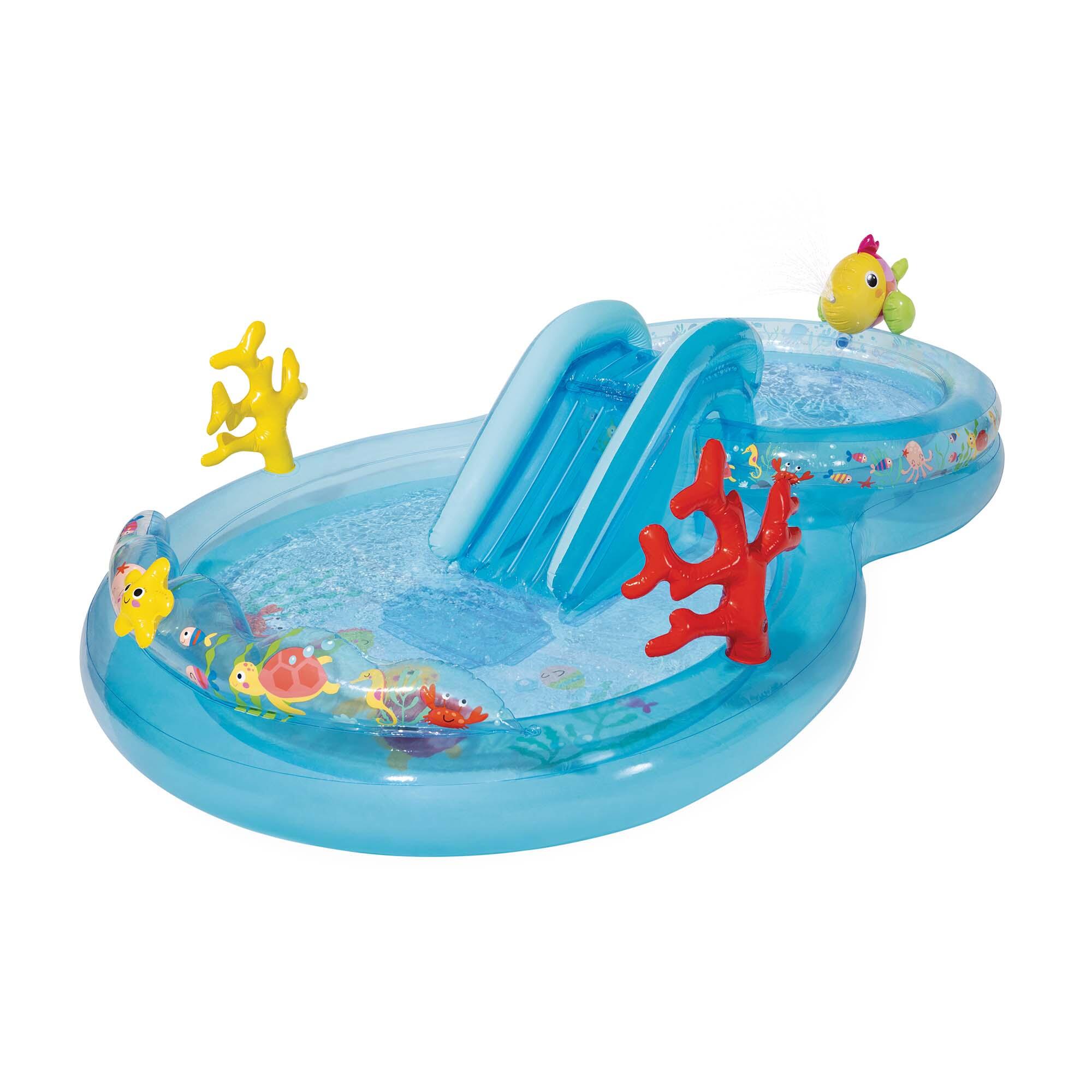 Centro de jogos aquático inflável sob o mar c/difusor  e estrela do mar INTEX 2/7