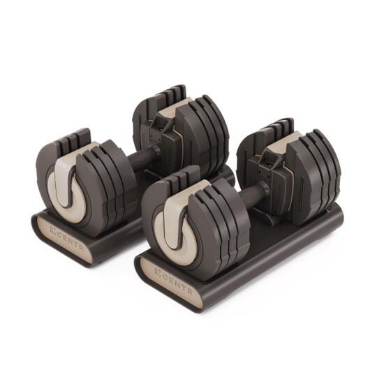 Centr Smart Stack 50 Adjustable Dumbbell Pair 5 50lb CENTR Decathlon
