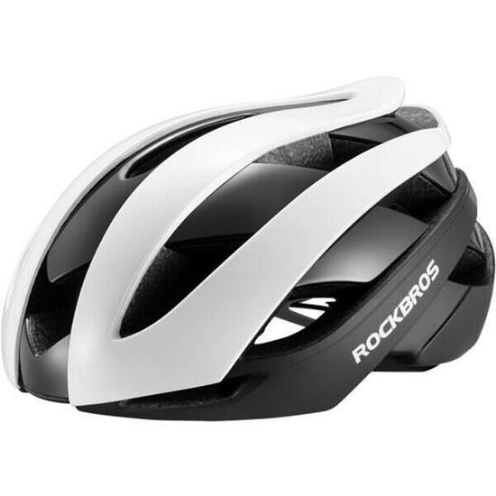Kask rowerowy Rockbros rozmiar L - biało-czarny