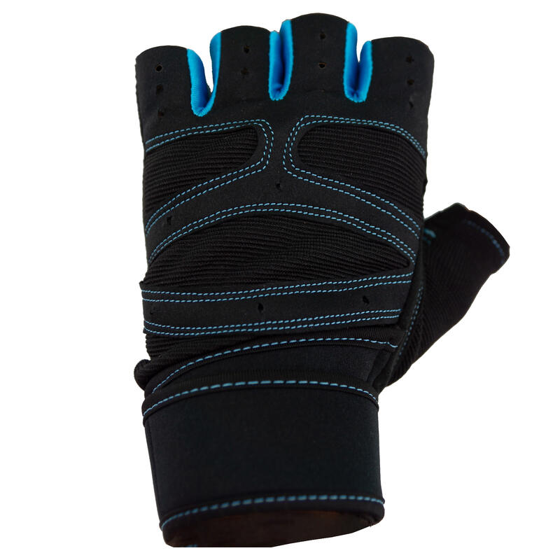 Guantes Fitness Max Sports Kiri Negro/Azul