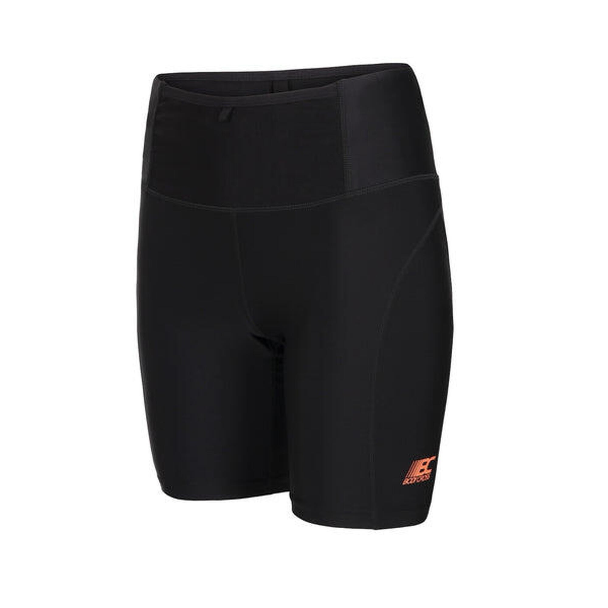 Cuissard de trail Vera cu 2 buzunare - Negru - Femeie