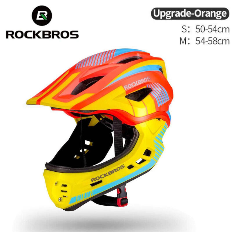 Kask rowerowy dziecięcy Rockbros z odpinaną szczęką