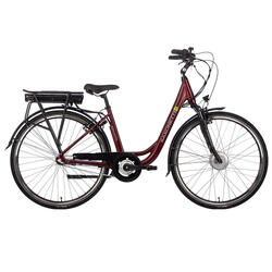 Vélo électrique pour femmes Advanced Plus, 50 cm, Saxxx N3, rouge