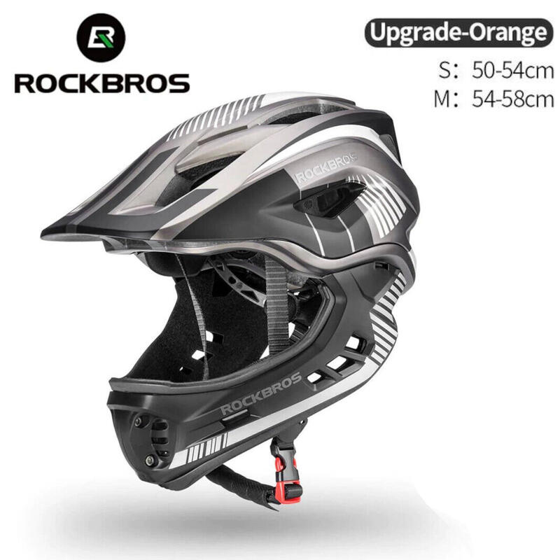 Kask rowerowy dziecięcy Rockbros z odpinaną szczęką