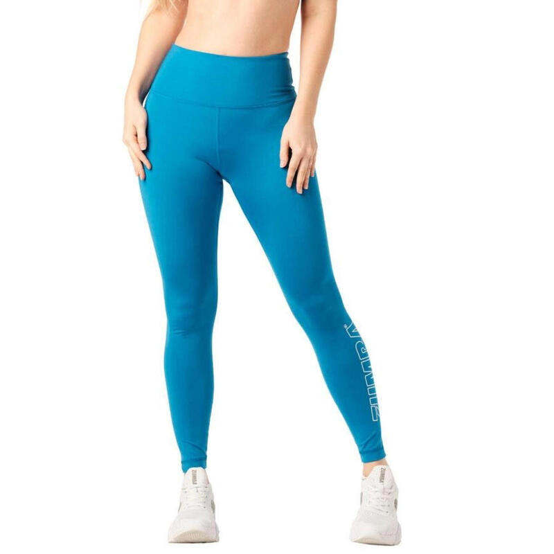 Legginsy sportowe damskie Zumba Essential z wysokim stanem