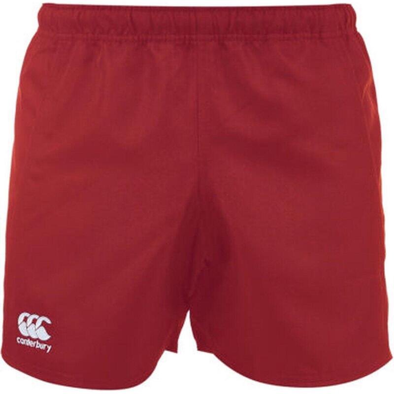 Short de rugby - hommes Adultes Rouge