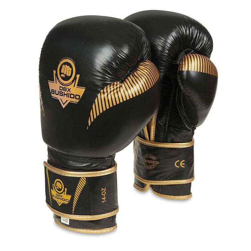 Gants de boxe DBX BUSHIDO cuir naturel