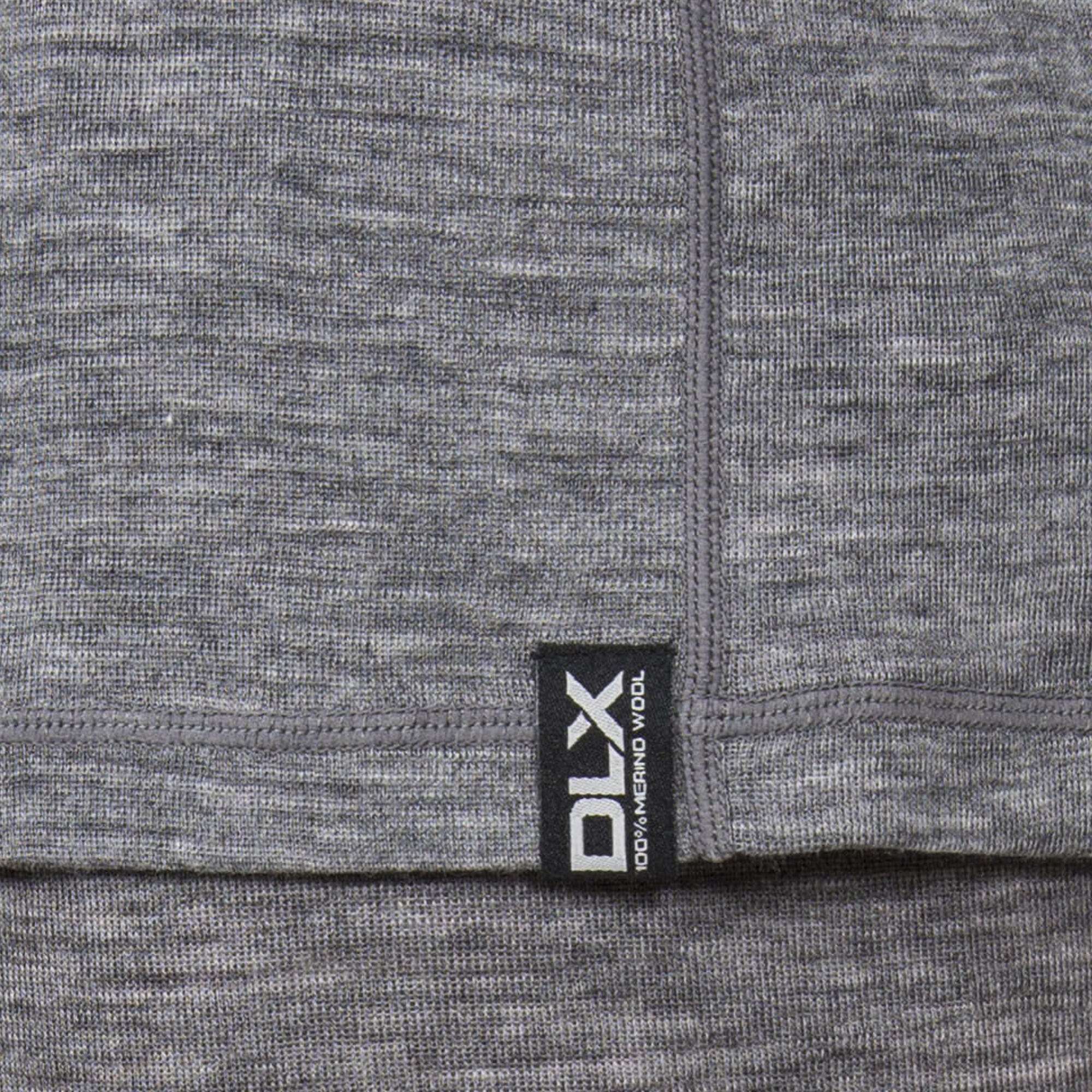 Camiseta Interior Deportiva Wexler DLX de Lana de Merino para Hombre Gris Oscuro 3/5