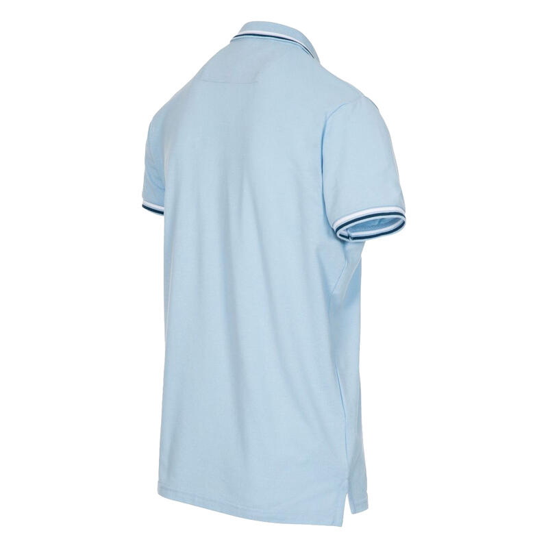 Polo manches courtes POLOBROOK Homme (Bleu ciel)