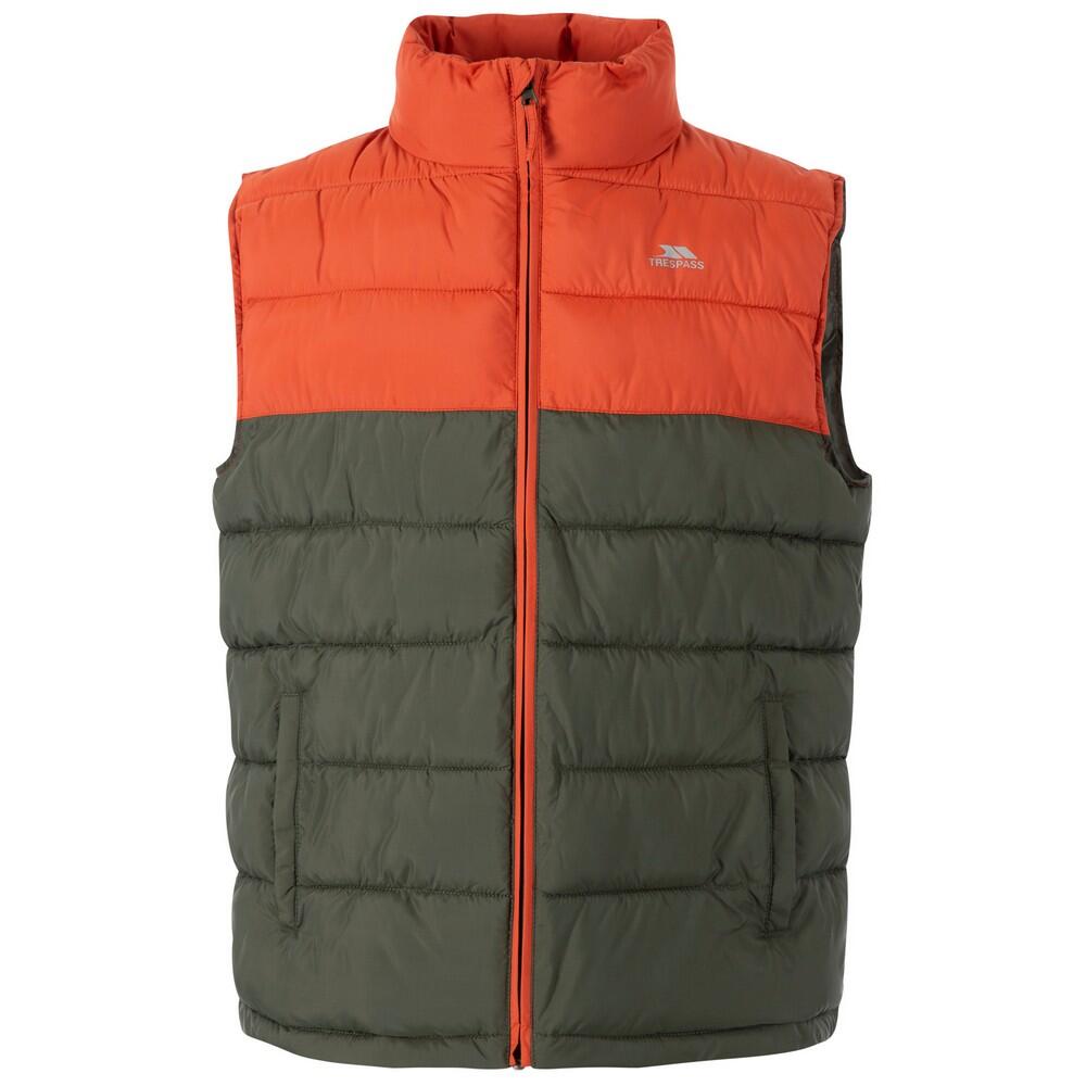 TRESPASS Mens Oskar Gilet (Burnt Orange)