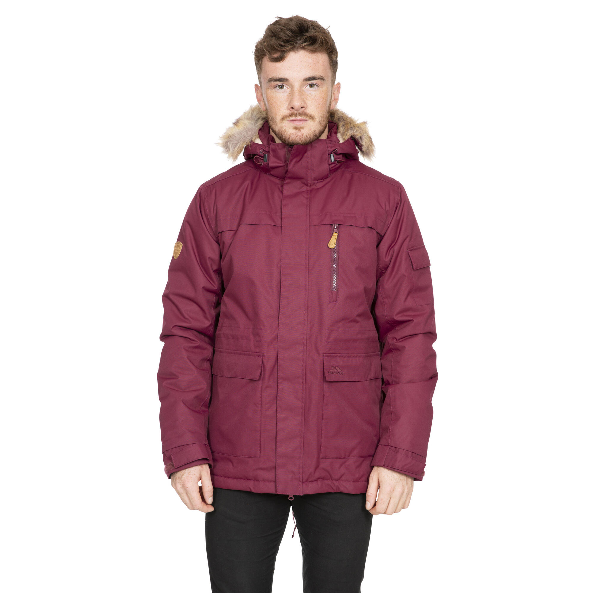 Mount Bear Giacca Tipo Parka Uomo Trespass Prugna 3/5