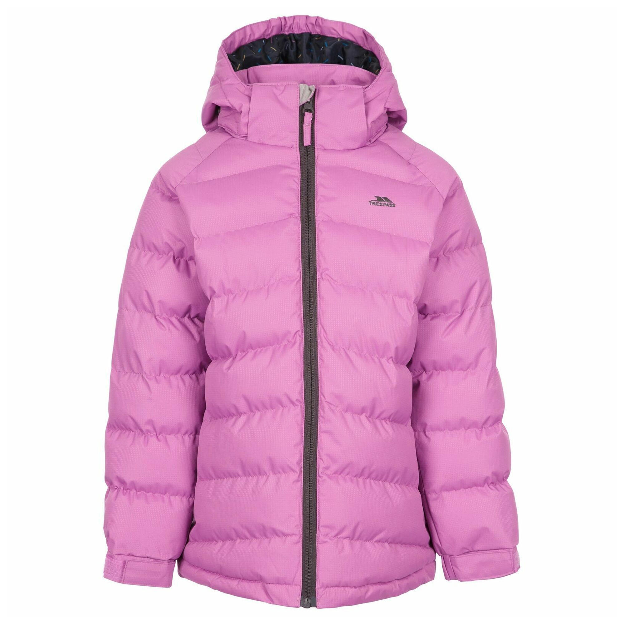 Girls' AMIRA down jacket (Dark pink)