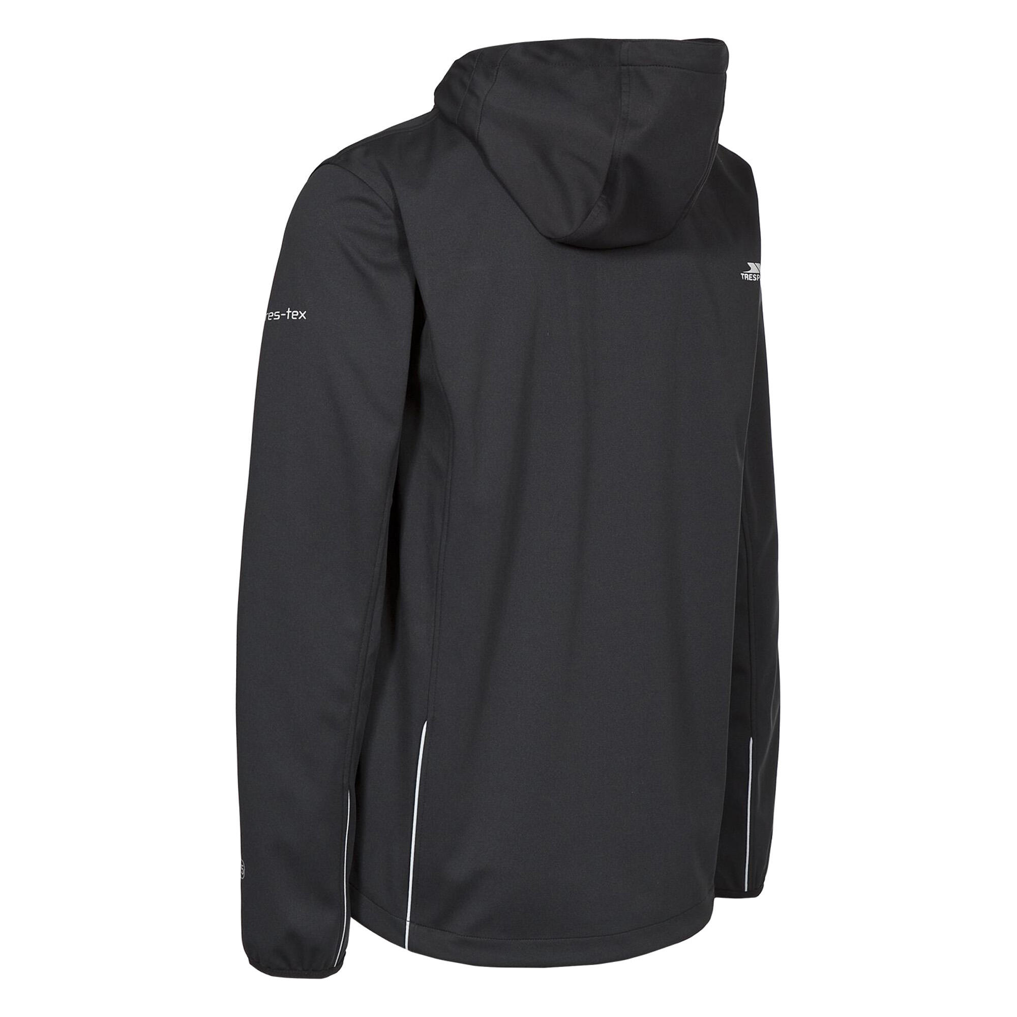 Uomo Zeek Giacca softshell impermeabile (nero)