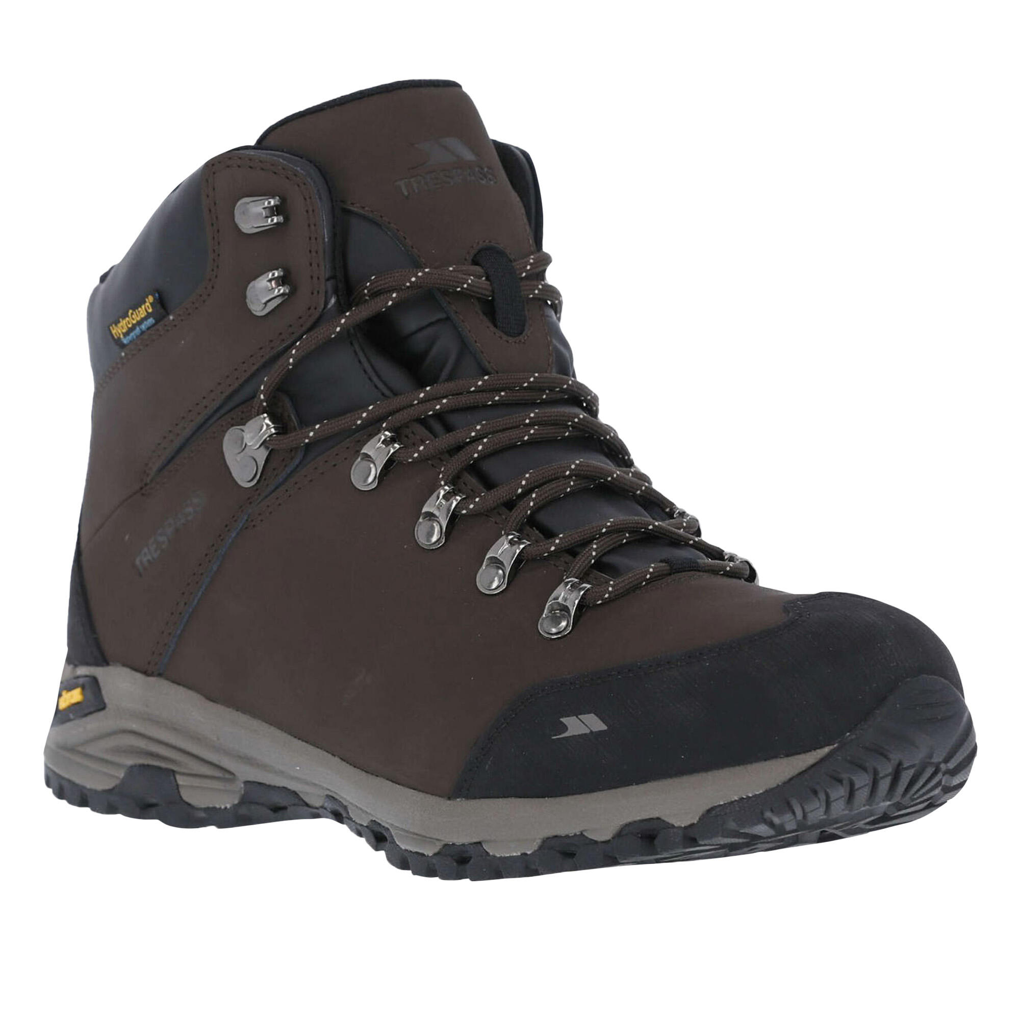 TRESPASS Mens Gerrard Mid Cut Hiking Boots (Pinecone)