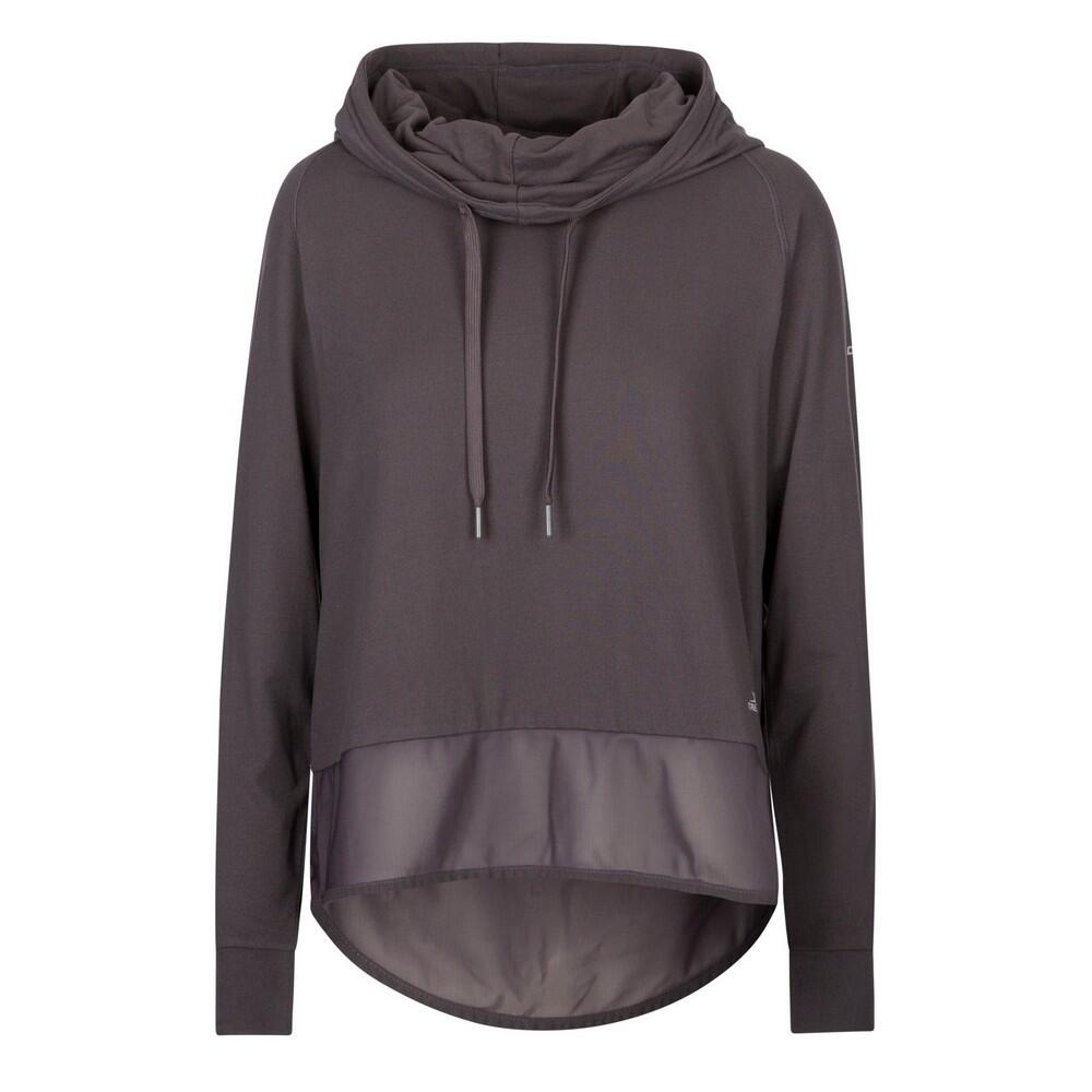 TRESPASS Felpa Con Cappuccio Active Donna Trespass Immy Grigio Scuro