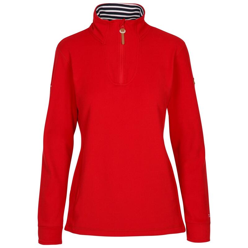 Dames Groot Hart Fleece (Rood)