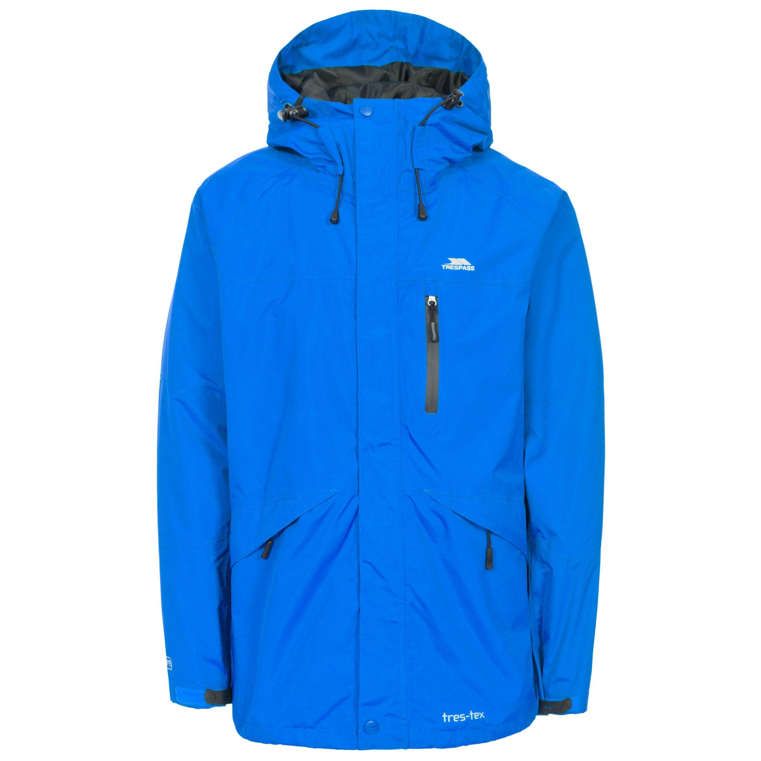 Trespass - Corvo Manteau Imperméable Homme (bleu) - Coupe-pluie - Bleu - S - Decathlon