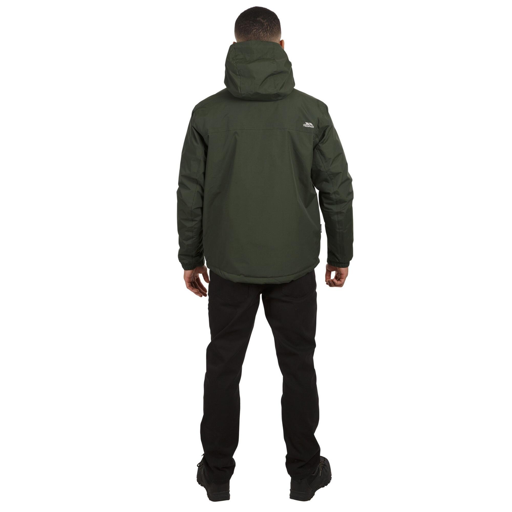 Veste Matelassée Imperméable Donelly Pour Hommes (Kaki) 3/5