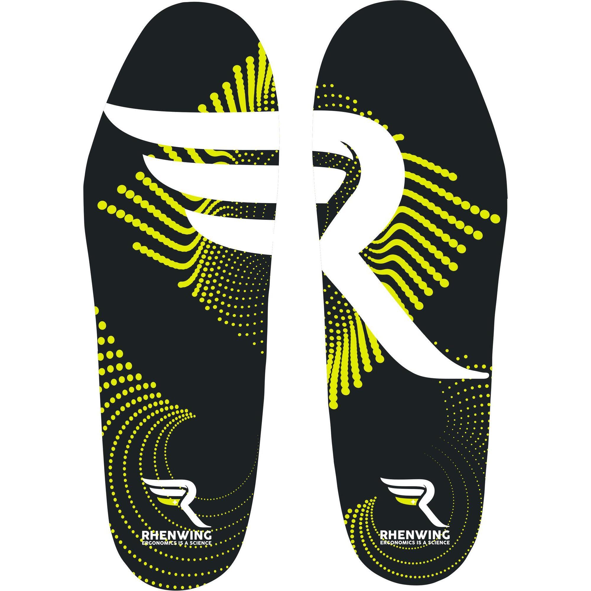 Rhenwing - Semelle Confort Thermoformable Amortissante, Respirante & Sans Gel - Semelles - Jaune - 44 - Decathlon