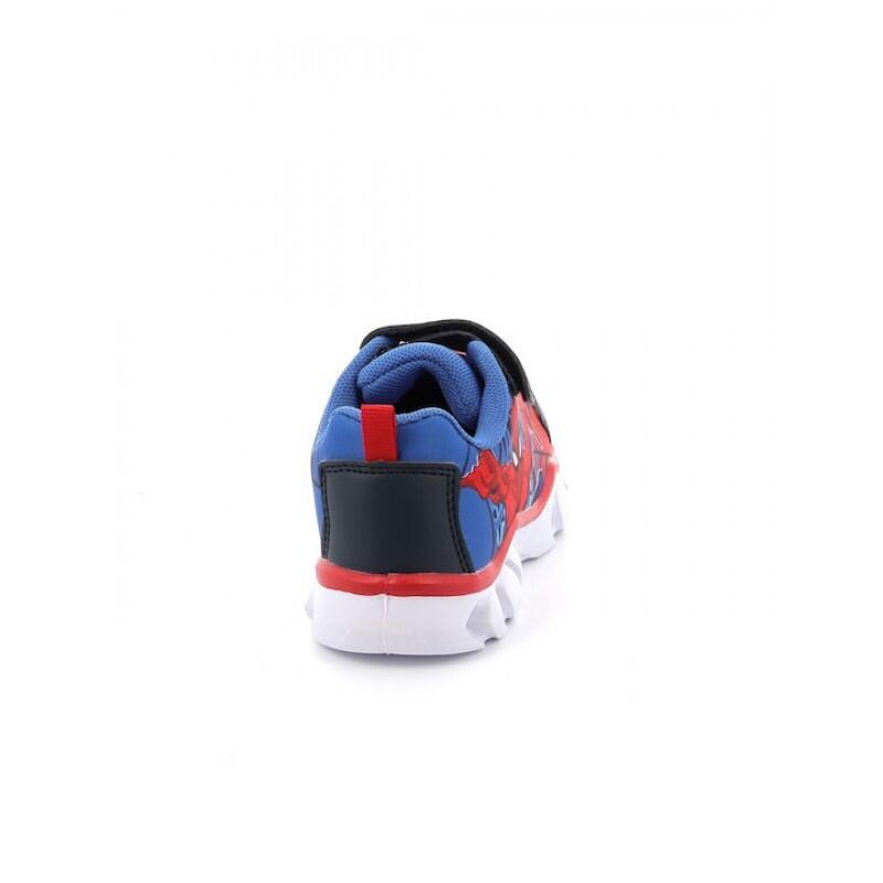 Scarpe bambino spider-man con luci - blu/rosso