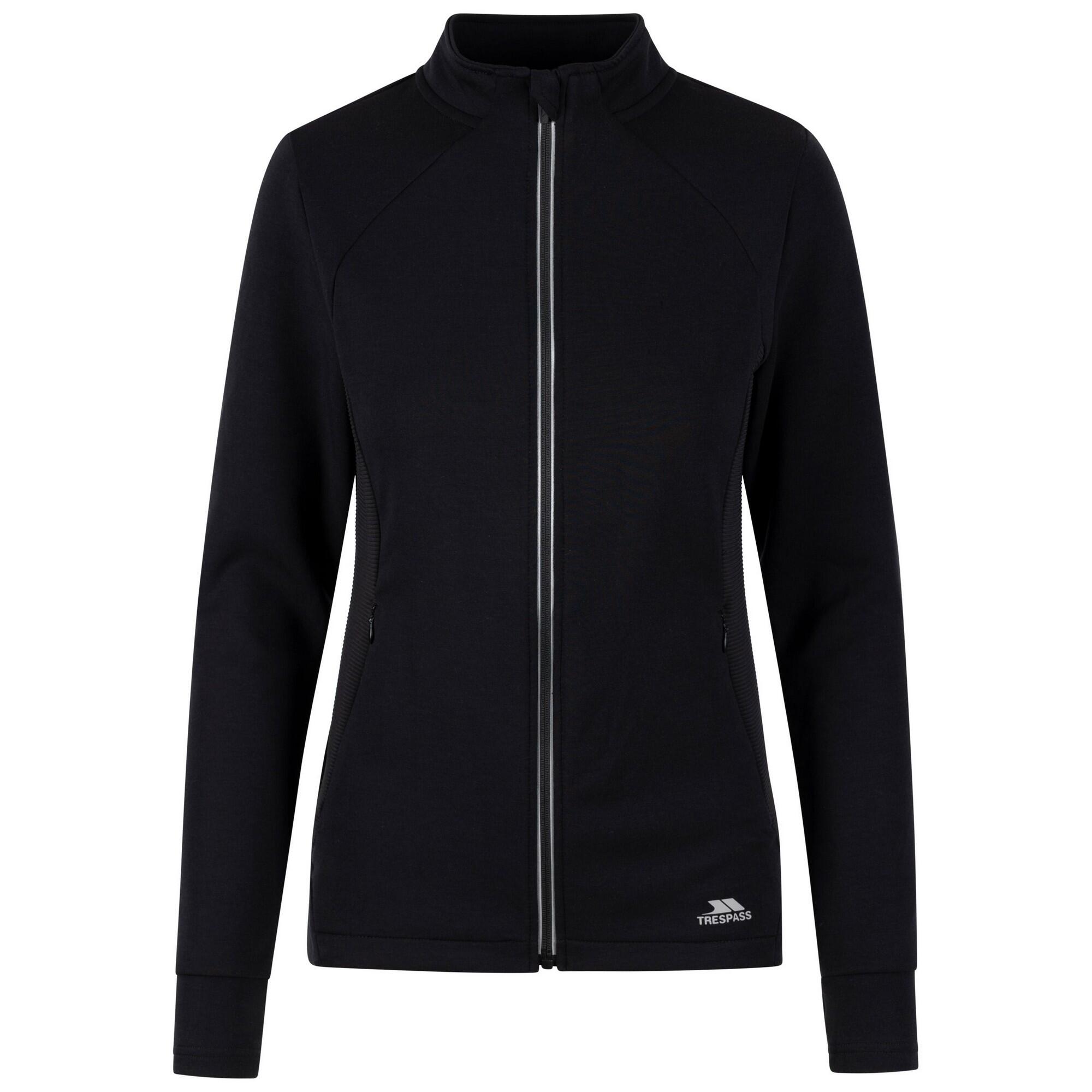 TRESPASS Chaqueta de Chándal Ridge para Mujer Negro