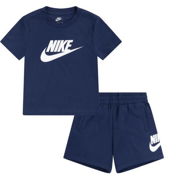 Completo bambino nike club tee blu