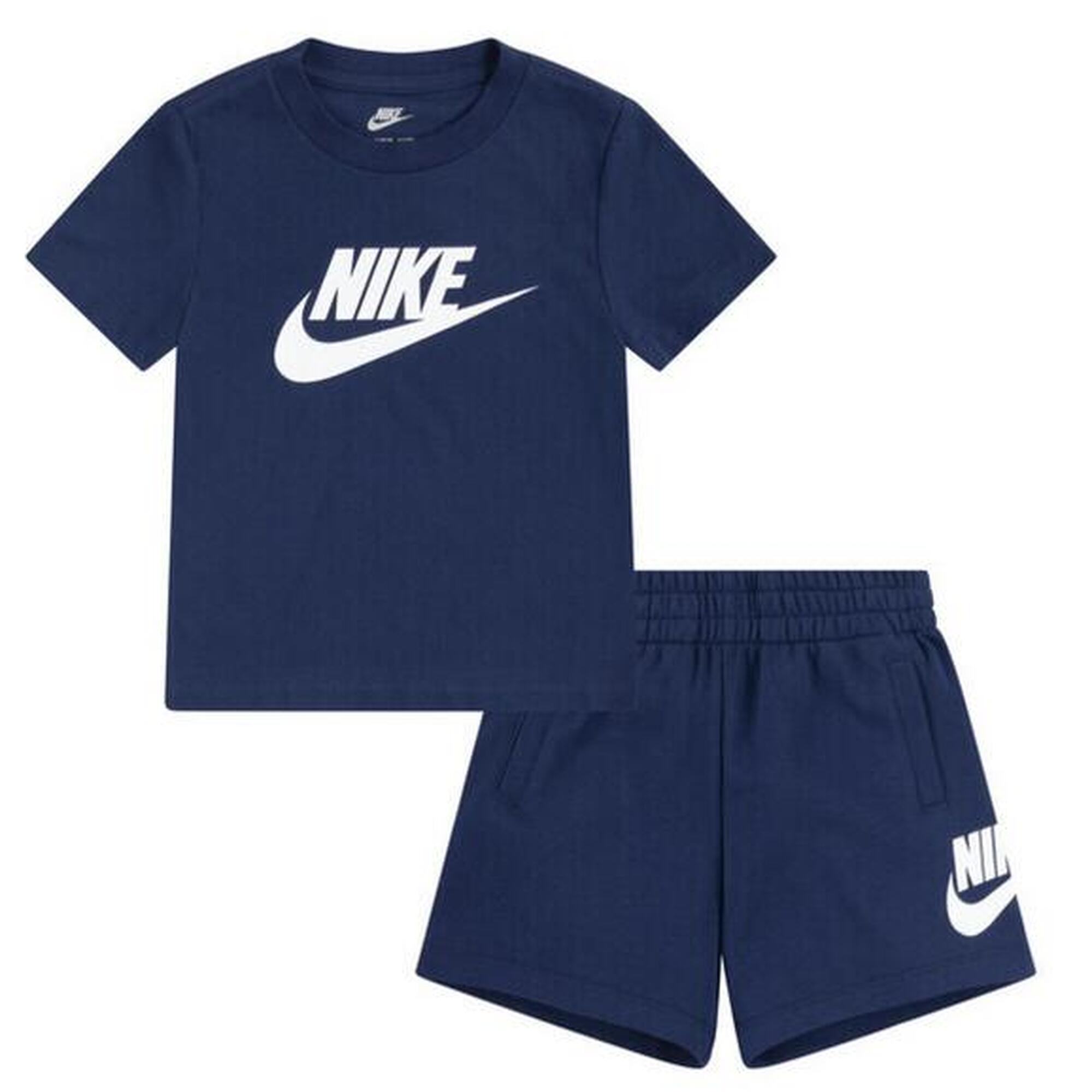 Completo bambino nike club tee - blu