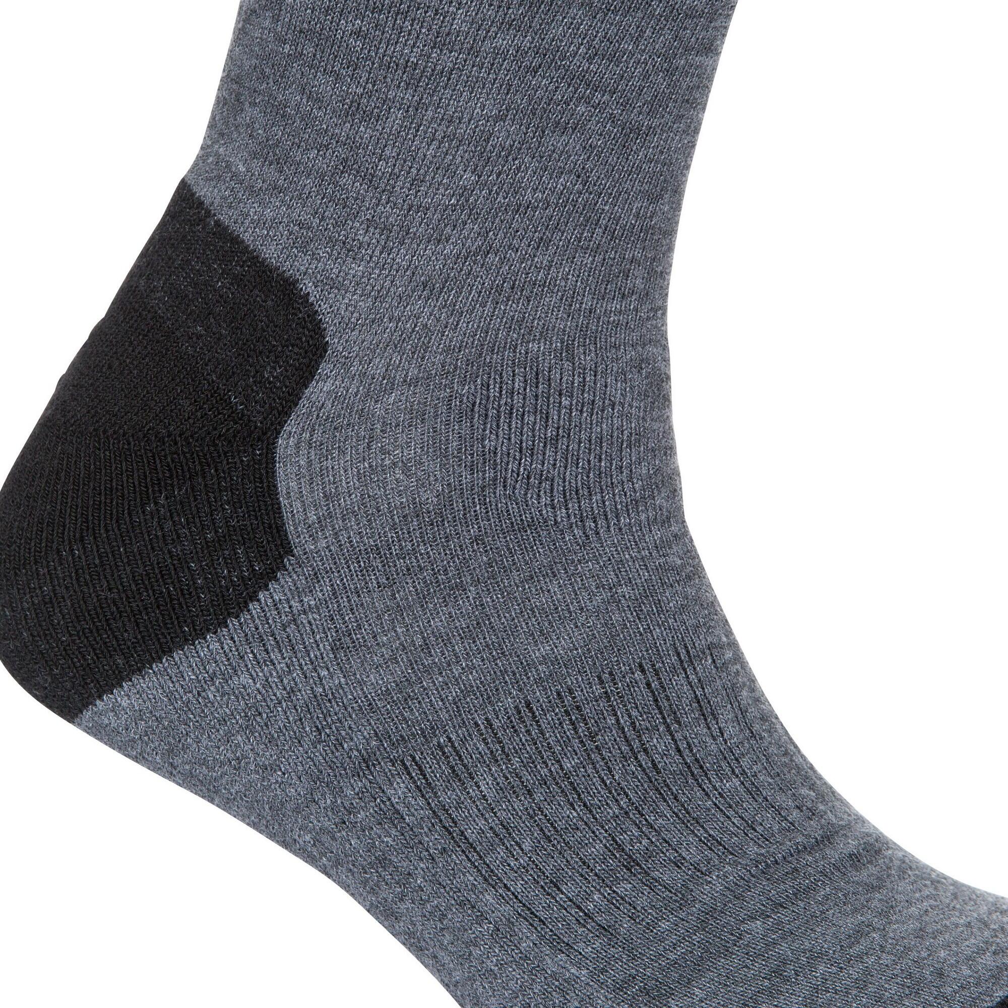 Socken für Herren Kohlen-Schwarz meliert 4/5