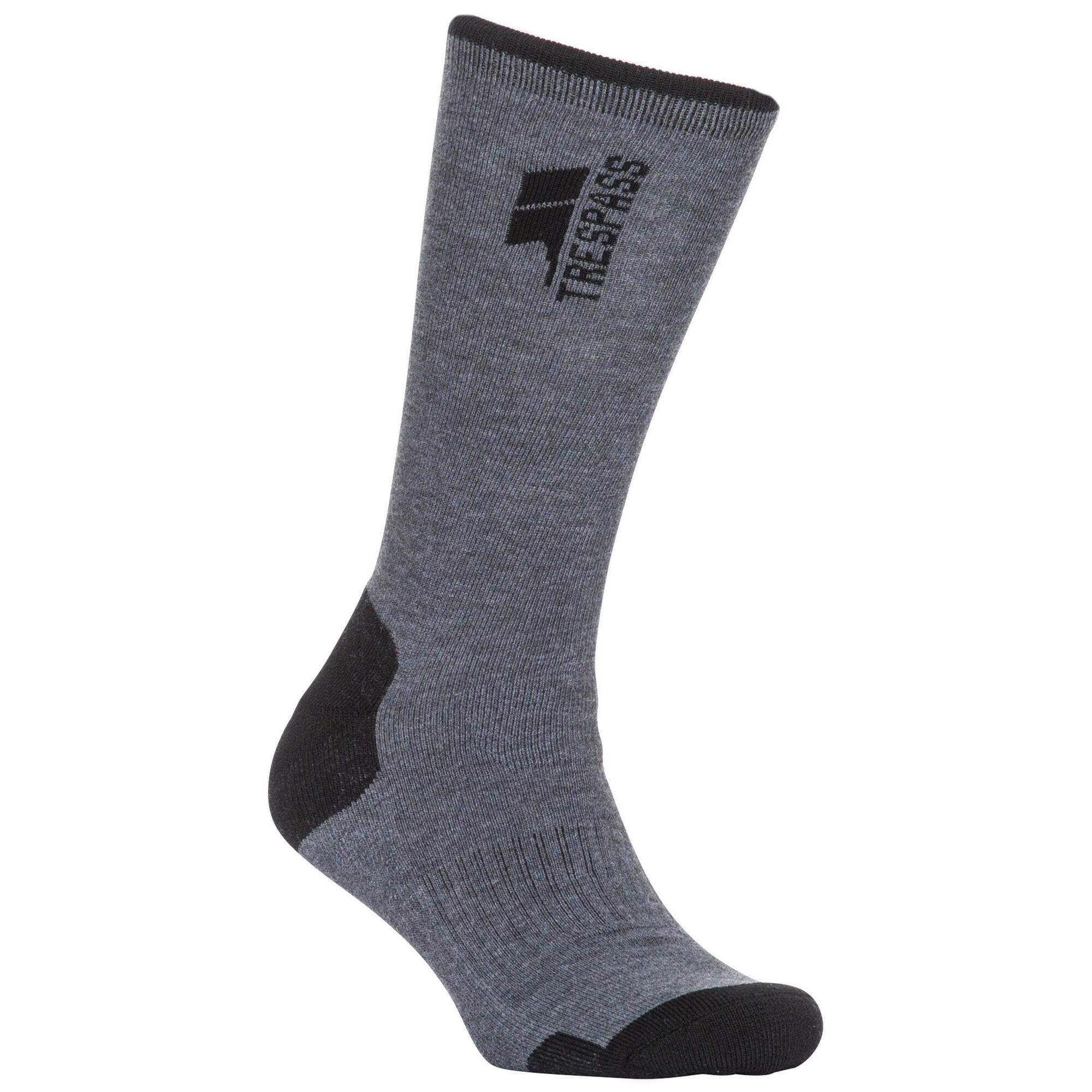 Socken für Herren Kohlen-Schwarz meliert 3/5