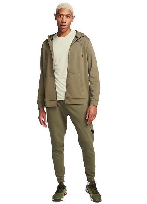 Nike dri-fit tapered swoosh pantalón hombre - verde militar 3/3