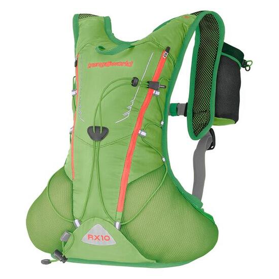 Mochila de Trail Running Trangoworld Rx10 Verde/Verde