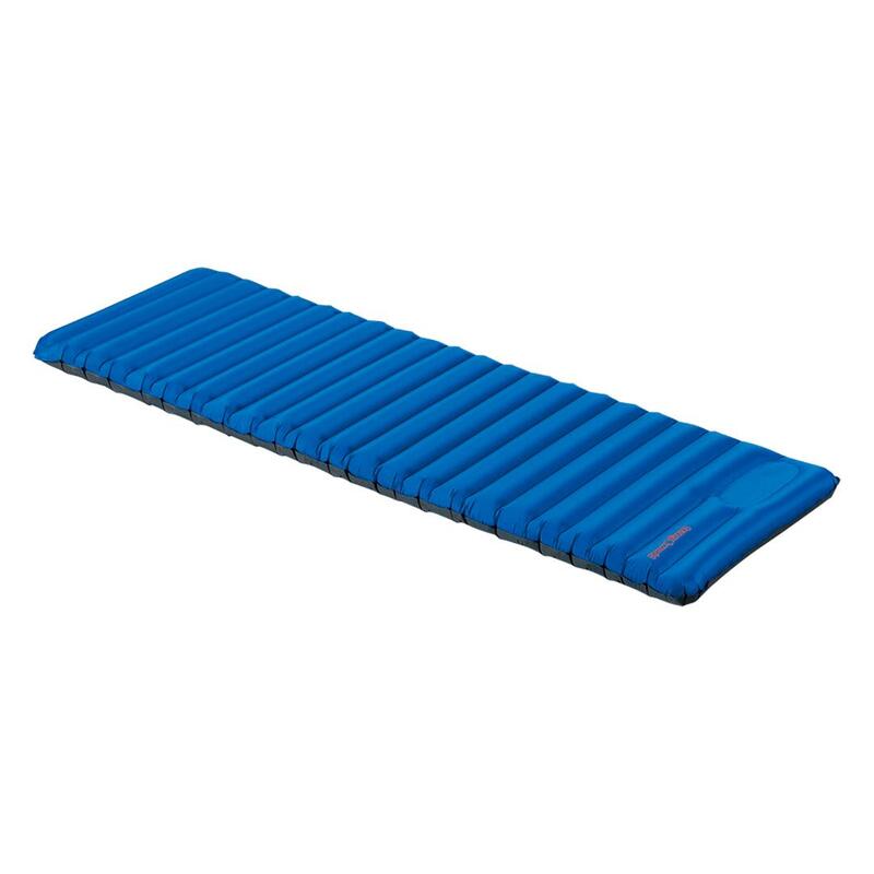 Colchón hinchable Trangoworld Confort air 195x65x9 us Azul/Gris