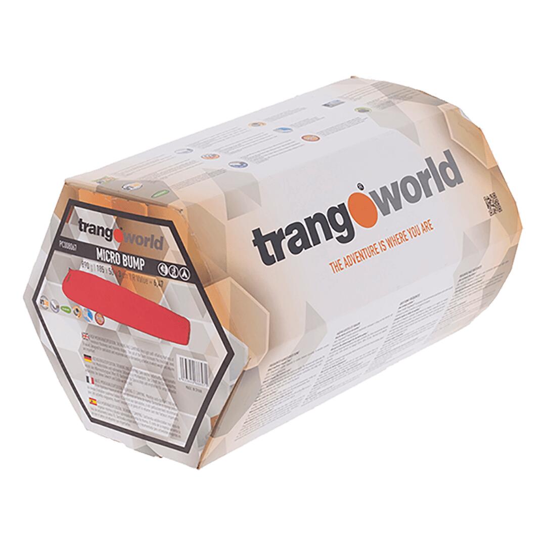 Colchon autohinchable Trangoworld Micro bump 185x50x3 Rojo/Gris 3/4