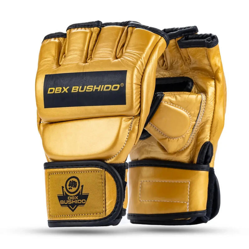 Rękawice do MMA dla dorosłych DBX Bushido E1v3 Gold